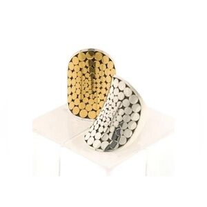 Kathy Kamei two tone Saddle Ring (size 6)